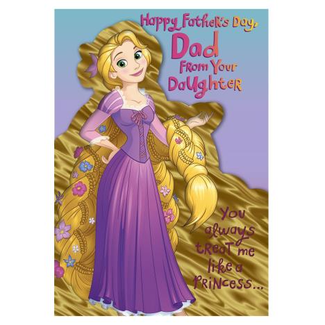 Dad From Daughter Rapunzel Disney Princess Father's Day Card £2.40